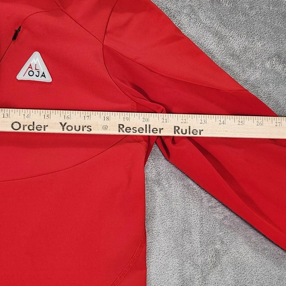 Maloja Jacket Mens Large Red GORE-TEX Infinium Softshell Hooded Ski Touring